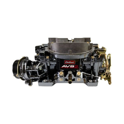 Edelbrock AVS2 650 CFM Carburetor Electric Choke, Black Plasma Finish