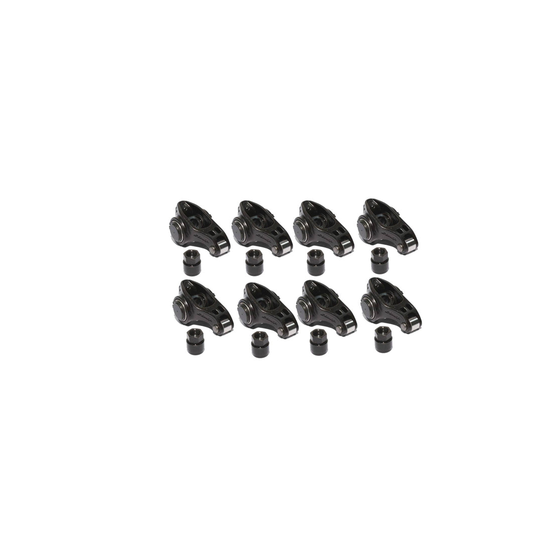 (8) Ultra Pro Magnum Roller Rocker Arms for GM LS3/L99/L76/Rectangle Port Heads; 3/8" Stud, 1.8 Ratio