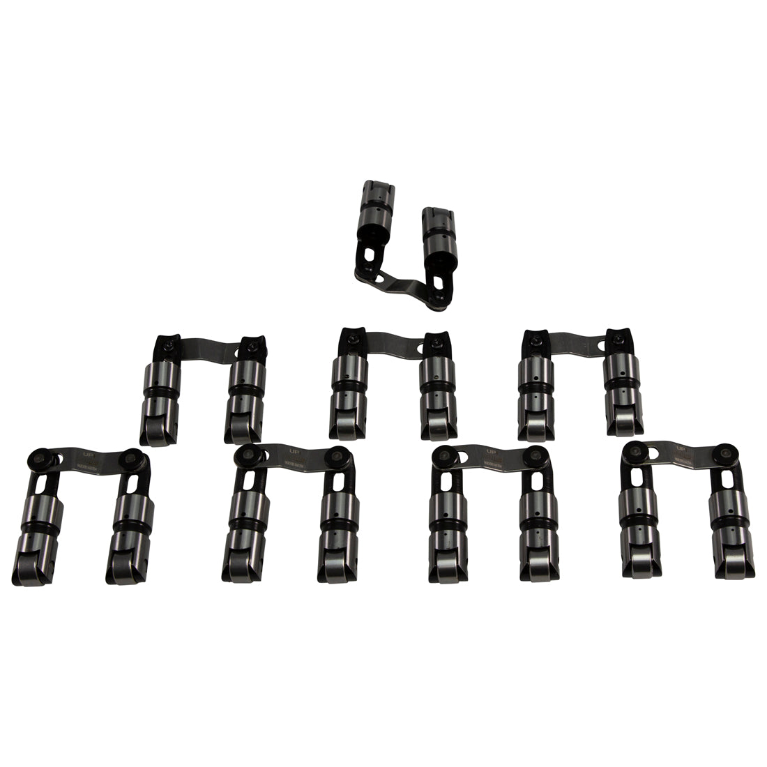 Sportsman Solid Roller Lifters with Bearings for Chevrolet 396-454, .904" Diameter, Centered - Set of 16