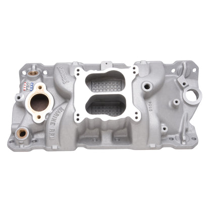 Edelbrock Performer RPM 4V/Q-JET Marine Intake Manifold for 55-86 Small-Block Chevy
