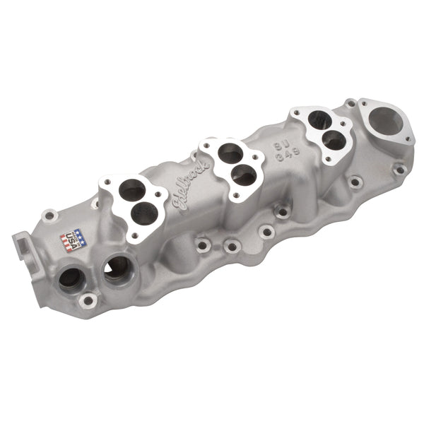 Edelbrock Triple Deuce Intake Manifold for 1949-53 Ford Flathead, Satin Finish
