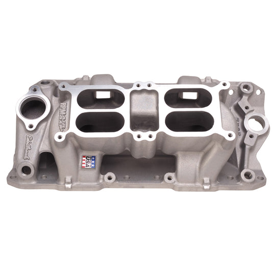 Edelbrock Performer RPM AIR-Gap Small Block Chevy Dual-Quad Intake Manifold