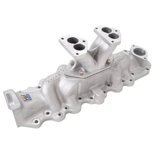 Edelbrock Slingshot Dual-Carb Intake Manifold for 1938-53 Ford Flathead