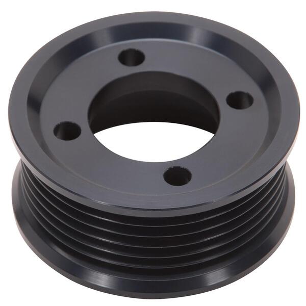 Edelbrock Competition Supercharger Pulley 3.50 in. 8-Rib, Black Anodized