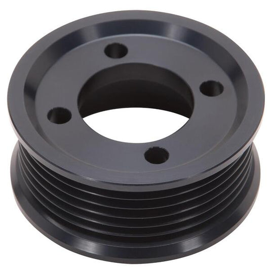 Edelbrock Competition Supercharger Pulley 3.50 in. 8-Rib, Black Anodized