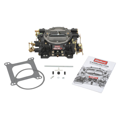 Edelbrock AVS2 Carburetor 650 CFM With Manual Choke, Black Powder Coated (Non-EGR)