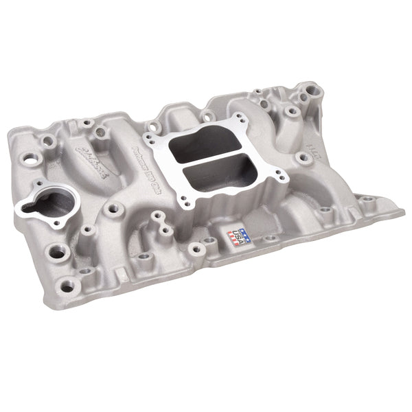 Edelbrock Performer Olds 350 Intake Manifold for 307-330-350-403 Small-Block Oldsmobile